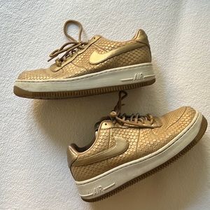 Metallic Snake Texture Nike Air Force